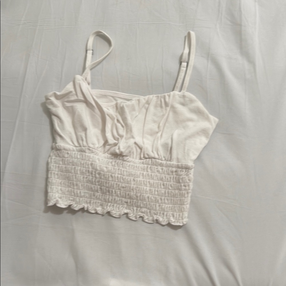 Hollister Cream Crop Camisole